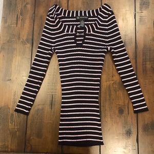 INC cut out ribbed sweater - Like New 🌸🖤